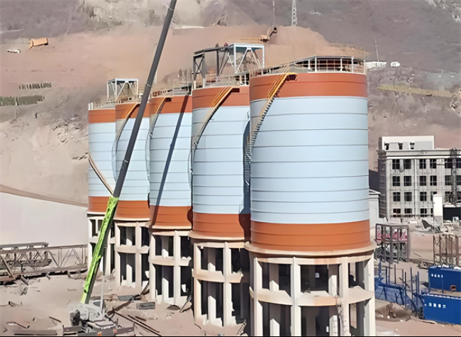 石拐高架钢板仓